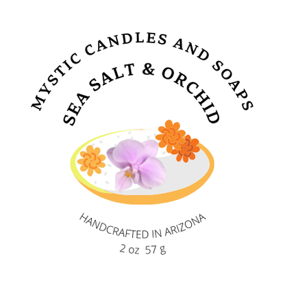 Sea Salt & Orchid Flameless Candle