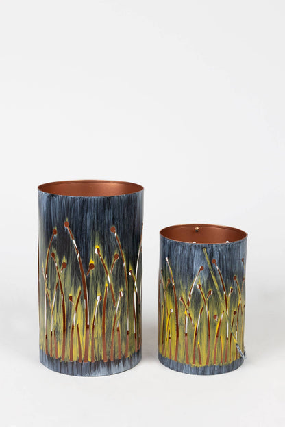 Seagrass Iron Candleholder