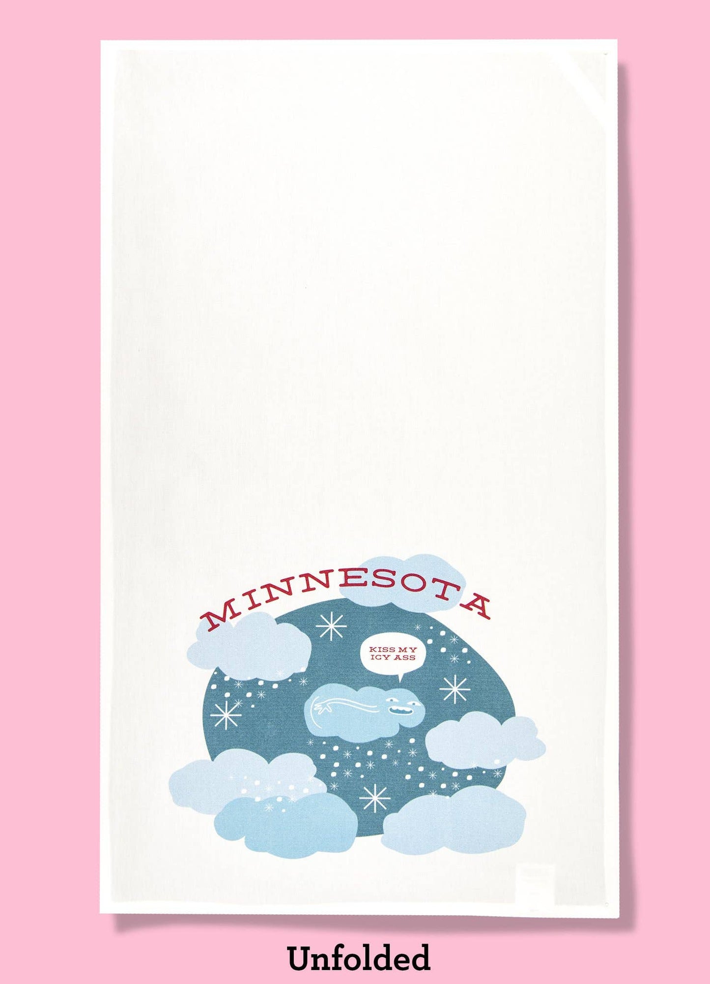 Minnesota - Kiss My Icy Ass Dishtowel