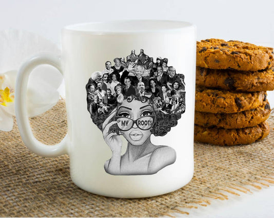 Black Historical Roots Coffee Mug