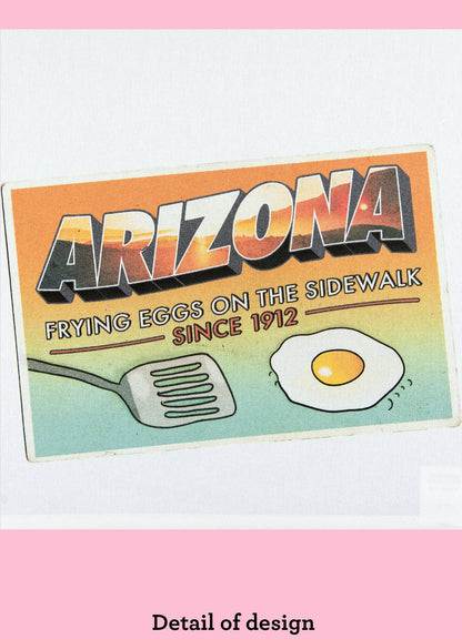 Arizona - Frying Eggs on the Sidewalk Dishtowel